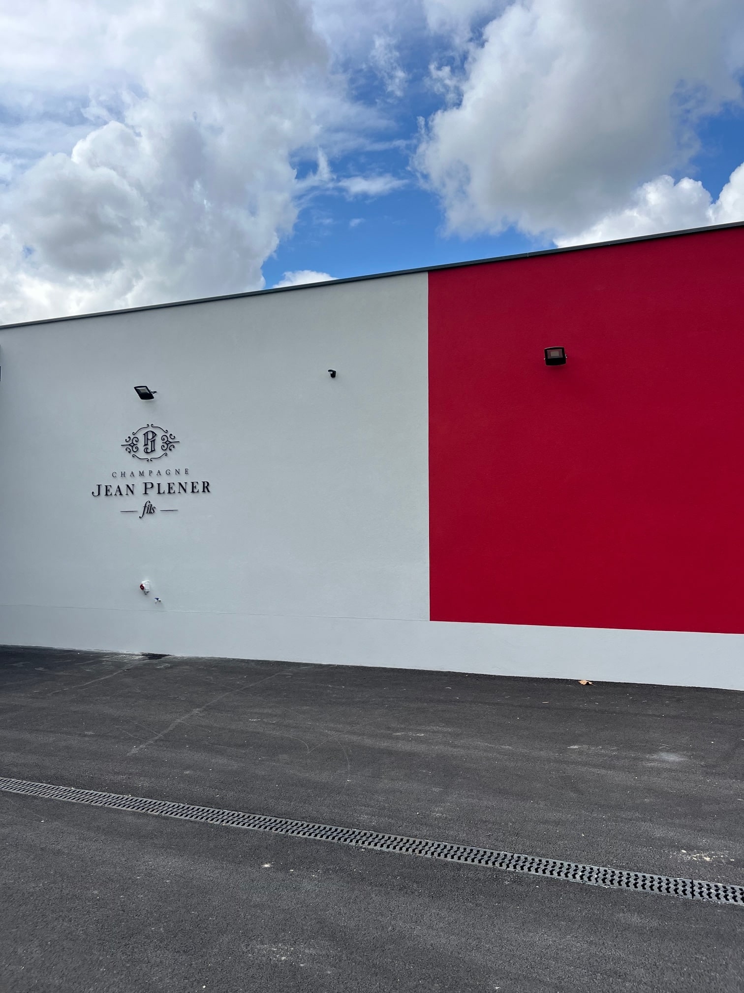 Mur rouge du Champagne Jean Plener